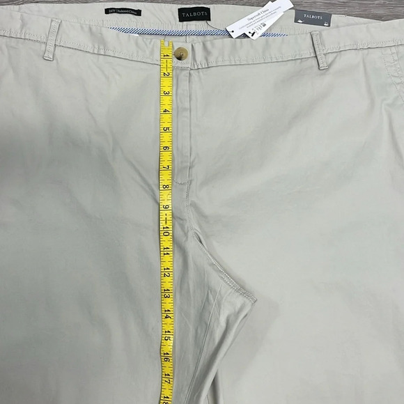 NWT Talbots Relaxed Chino Ankle Length Pants Khaki Tan 24W - Picture 9 of 16